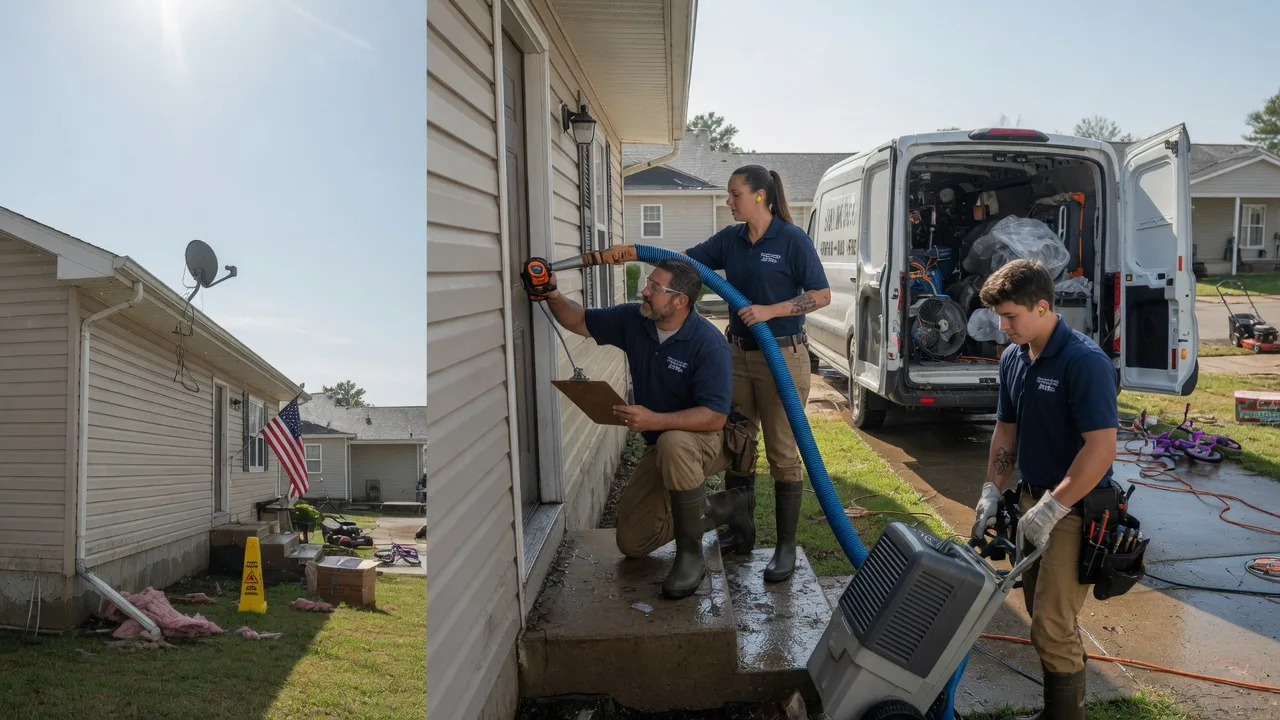 Ceiling Water Damage Restoration in Wheeler, IL near me